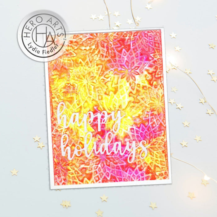Holiday Words Fancy Dies