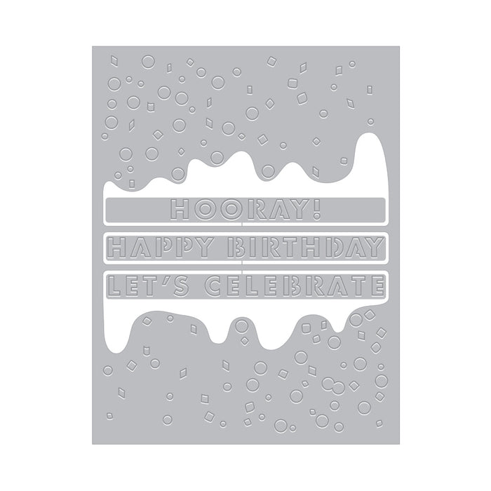 Hooray Birthday Cover Plate Dies