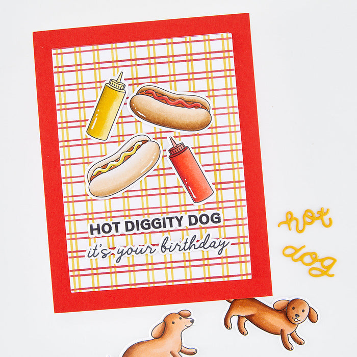 Hot Dog Stamp & Cut