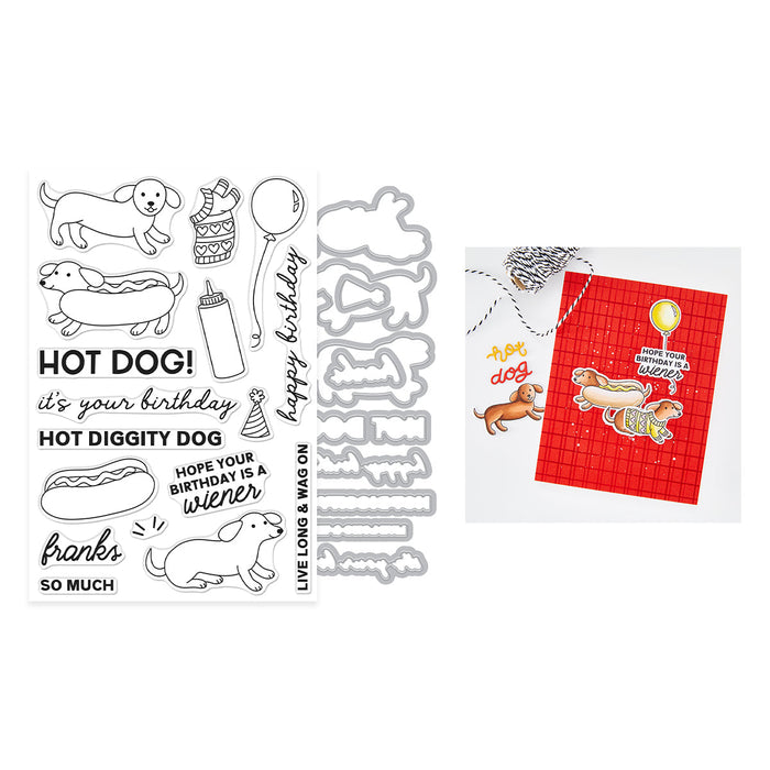 Hot Dog Stamp & Cut