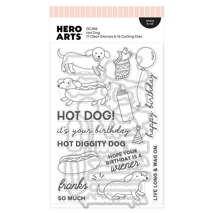 Hot Dog Stamp & Cut