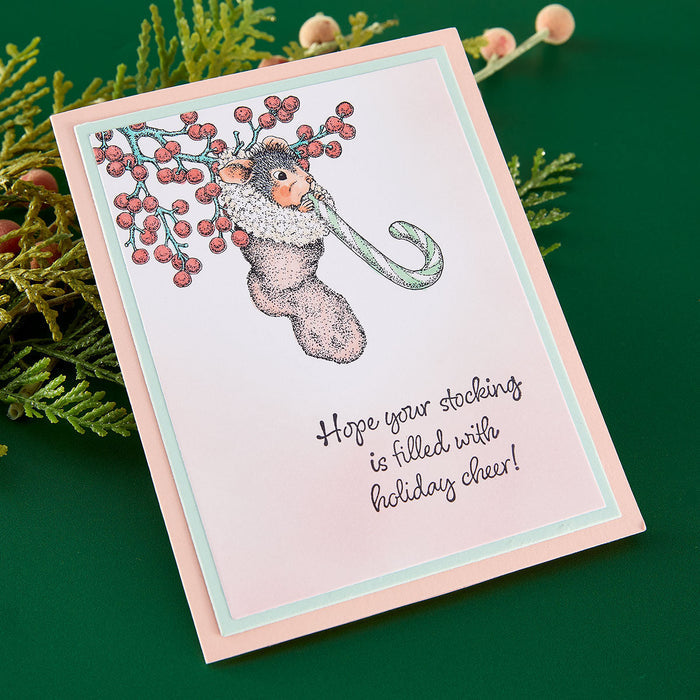 House-Mouse Sweet Twist Cling Rubber Stamp Set