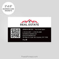 Independent real estate business card magnets PixelsPrinted