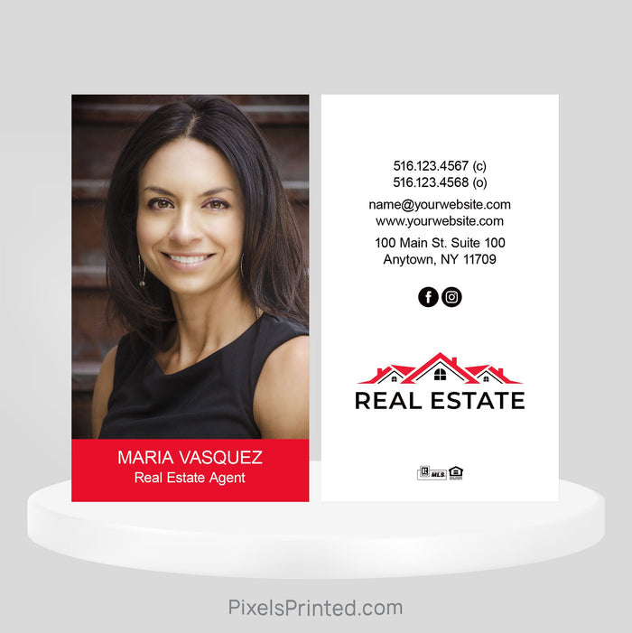 Independent real estate business cards Business Cards PixelsPrinted