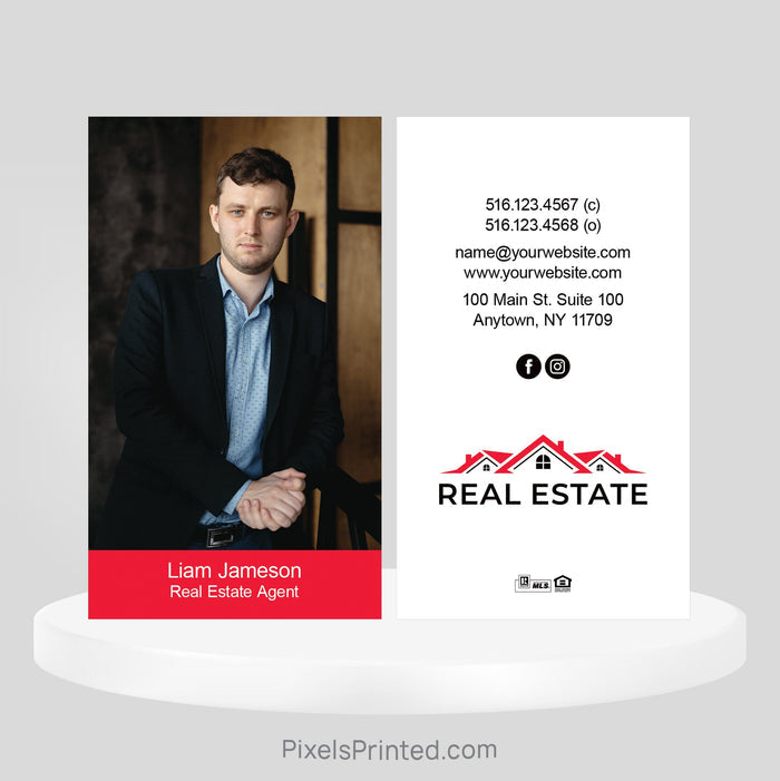 Independent real estate business cards Business Cards PixelsPrinted