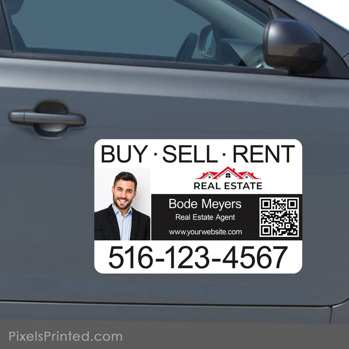 Independent real estate car magnets PixelsPrinted