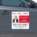 Independent real estate car magnets PixelsPrinted