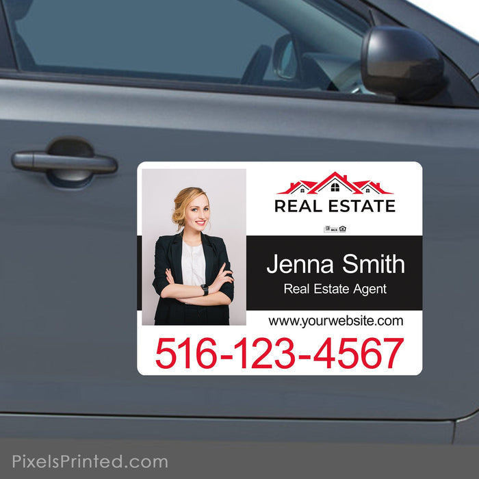 Independent real estate car magnets PixelsPrinted