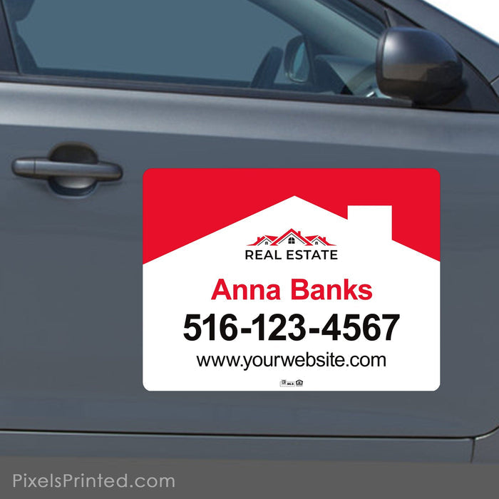 Independent real estate car magnets PixelsPrinted