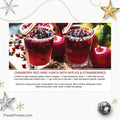 independent real estate Christmas recipe postcards PixelsPrinted