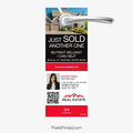 Real estate door hanger designed for neighborhood farming