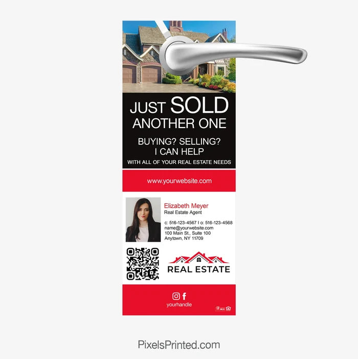 Real estate door hanger designed for neighborhood farming
