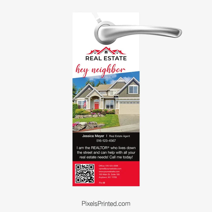 Hello Neighbor real estate door hanger