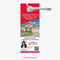 Real estate agent introduction door hanger