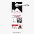 Real estate agent introduction door hanger