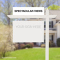 independent real estate great views sign riders PixelsPrinted