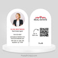 Independent real estate half circle business cards Business Cards PixelsPrinted
