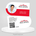 Independent real estate half circle business cards Business Cards PixelsPrinted