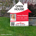 Independent real estate house shaped yard signs yard signs PixelsPrinted