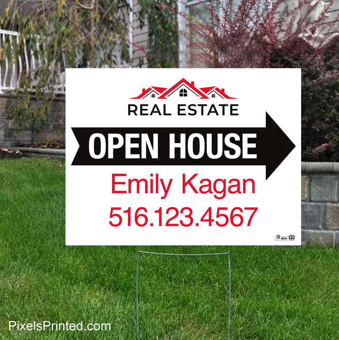 Independent real estate open house yard signs yard signs PixelsPrinted