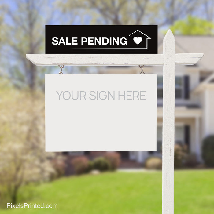 independent real estate sale pending sign riders PixelsPrinted