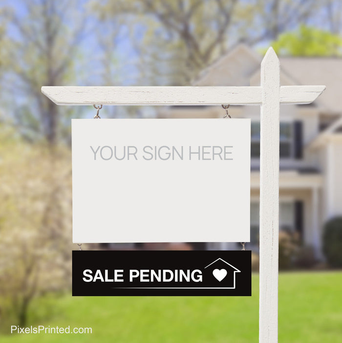 independent real estate sale pending sign riders PixelsPrinted