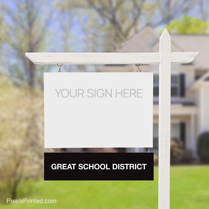 independent real estate sign riders PixelsPrinted