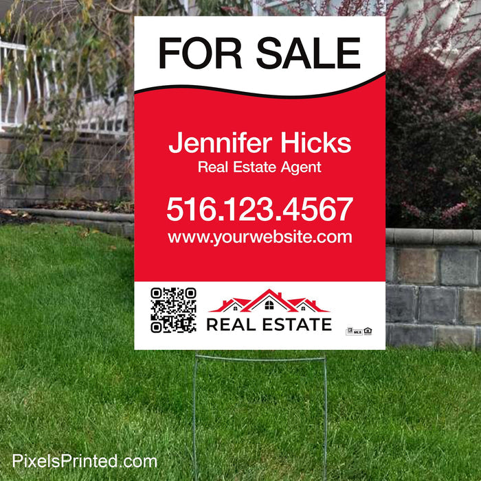 Independent real estate yard signs yard signs PixelsPrinted