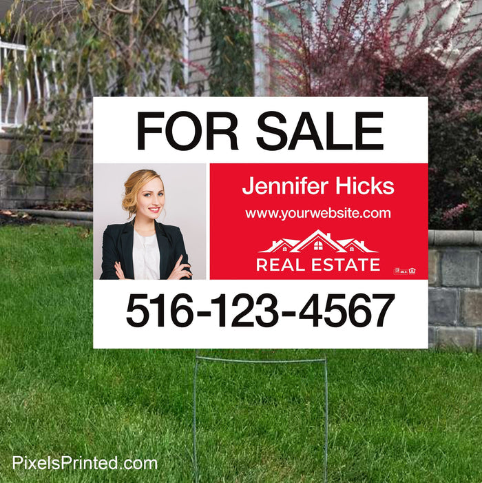 Independent real estate yard signs yard signs PixelsPrinted