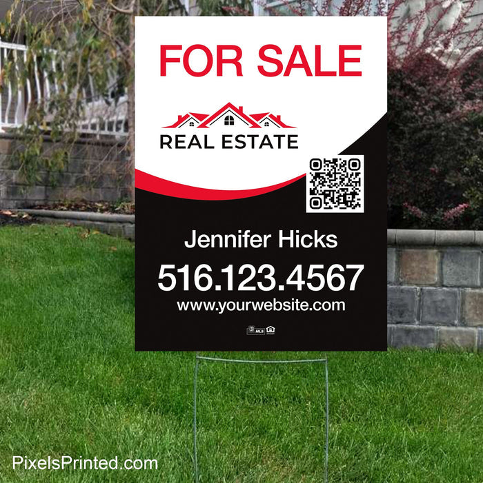 Independent real estate yard signs yard signs PixelsPrinted