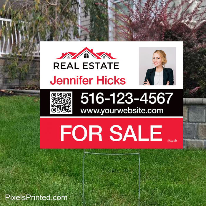 Independent real estate yard signs yard signs PixelsPrinted