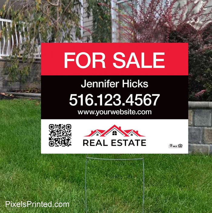 Independent real estate yard signs yard signs PixelsPrinted