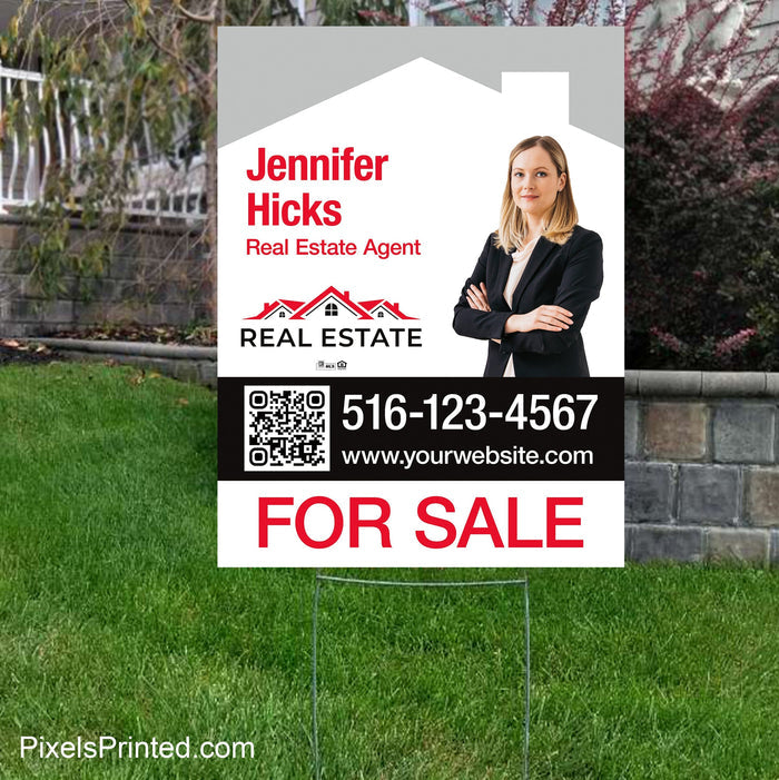 Independent real estate yard signs yard signs PixelsPrinted