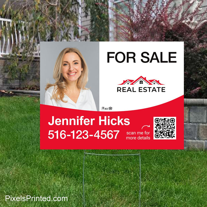 Independent real estate yard signs yard signs PixelsPrinted