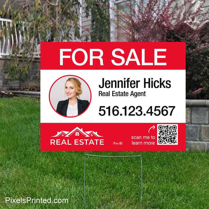 Independent real estate yard signs yard signs PixelsPrinted