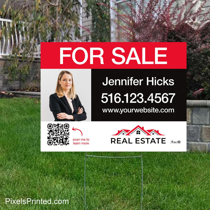Independent real estate yard signs yard signs PixelsPrinted