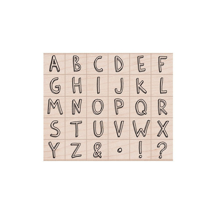 Informal Letters Woodblock Stamp