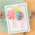 It's My Party Glimmer Sentiments Hot Foil Plate & Die Set