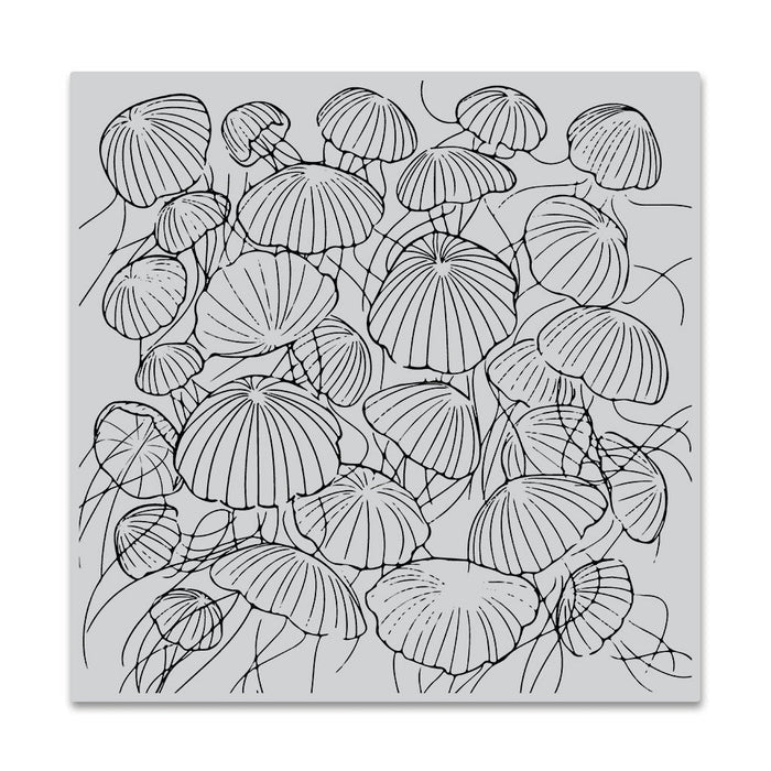 Jellyfish Party Bold Prints Cling Stamp