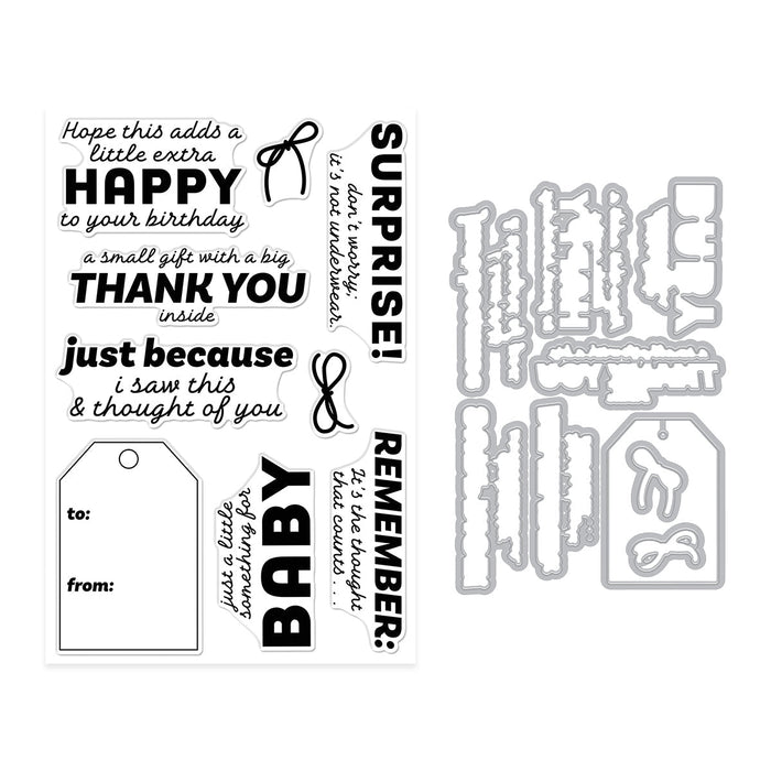 Just Because Stamp & Cut Set