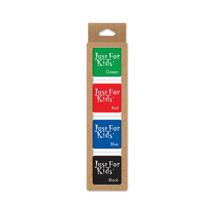 Just For Kids Play 4-Cube Ink Pad Pack