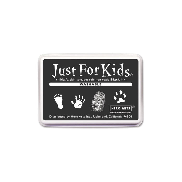 Just for Kids Washable Black Ink Pad