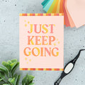 Just Keep Going Layering Stencils of the Month - July 2025