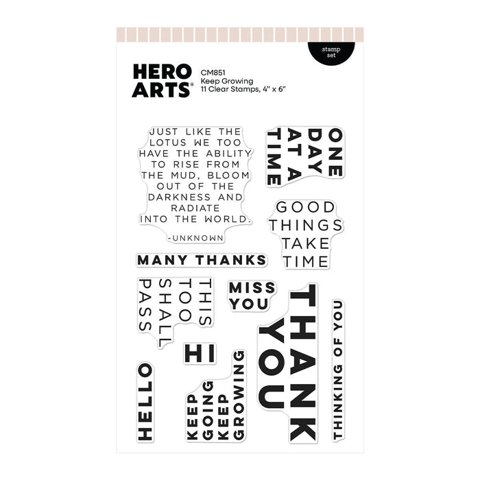 Keep Growing Stamp Set