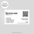 Keller Williams business card magnets PixelsPrinted