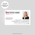 Keller Williams business card magnets PixelsPrinted