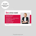 Keller Williams business card magnets PixelsPrinted