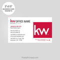 Keller Williams business card magnets PixelsPrinted