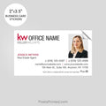 Keller Williams business card stickers PixelsPrinted