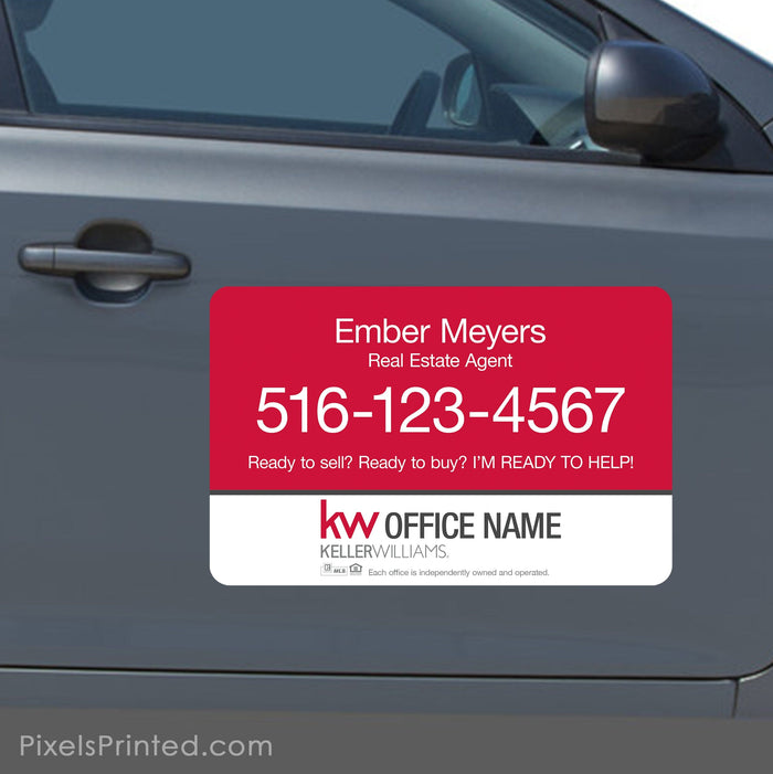Keller Williams car magnets PixelsPrinted
